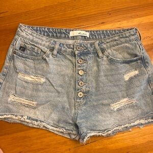 Kansan buttom fly shorts